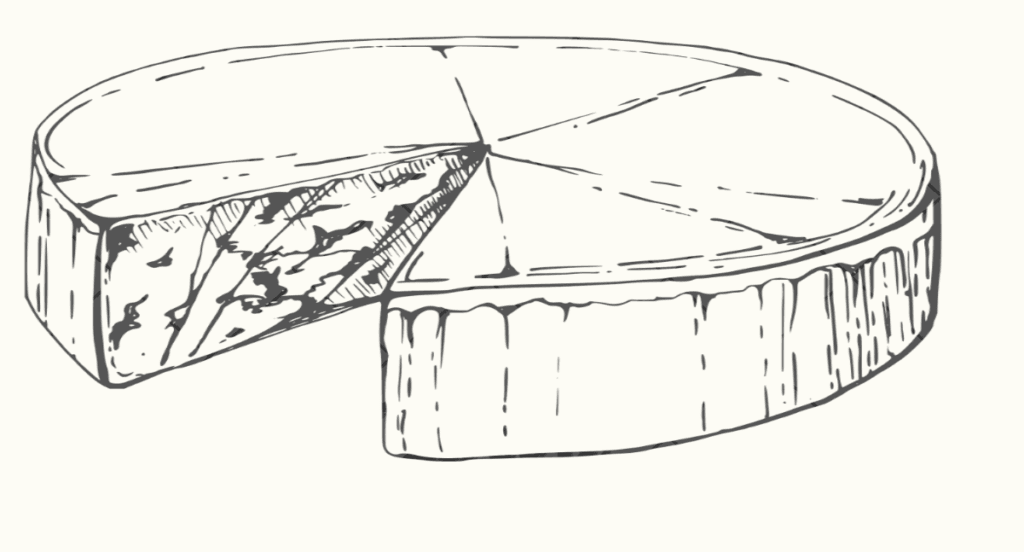 Woody's Pizza Brie Cheese Clip Art